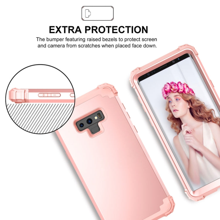 Shockproof 3 in 1 No Gap in the Middle Silicone + PC Case for Galaxy Note9