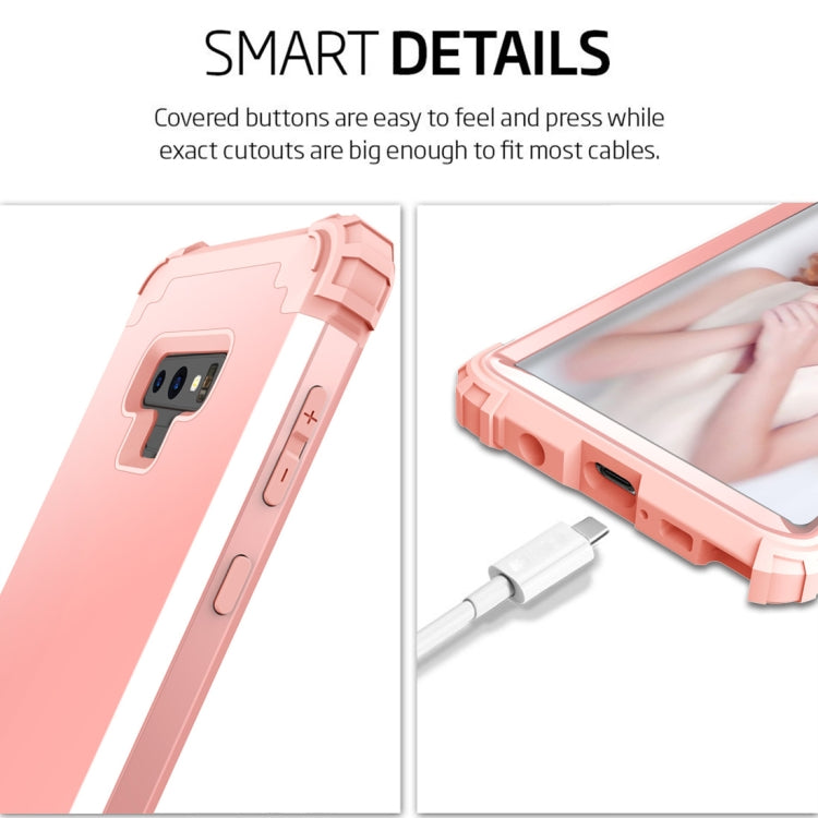 Shockproof 3 in 1 No Gap in the Middle Silicone + PC Case for Galaxy Note9