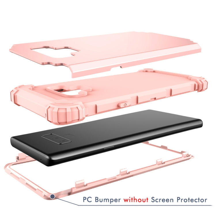 Shockproof 3 in 1 No Gap in the Middle Silicone + PC Case for Galaxy Note9