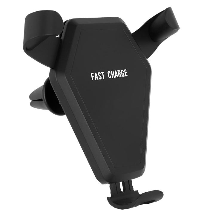 N5-1 QI Standard 9V 1.1A Output Bull Head Shape Vertical Car Air Outlet Vent Fast Wireless Charger, ï¼šFor iPhone, Galaxy, Sony, Lenovo, HTC, Huawei, and other Smartphones