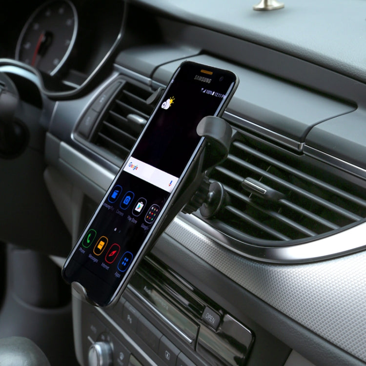 N5-1 QI Standard 9V 1.1A Output Bull Head Shape Vertical Car Air Outlet Vent Fast Wireless Charger, ï¼šFor iPhone, Galaxy, Sony, Lenovo, HTC, Huawei, and other Smartphones