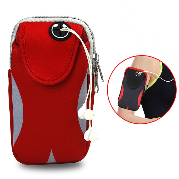 Multi-functional Sports Armband Waterproof Phone Bag for 5 Inch Screen Phone, Size: M