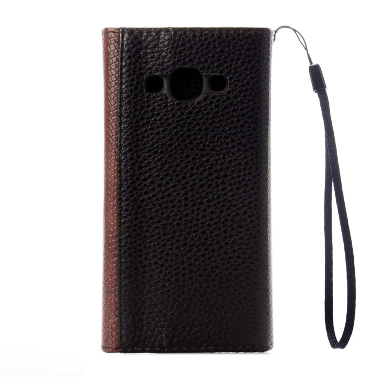 For Galaxy J3 Pro / J311 Envelope Style Litchi Texture Horizontal Flip Leather Case with Magnetic Buckle & Holder & Card Slots & Photo frame & Wallet