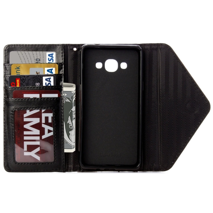 For Galaxy J3 Pro / J311 Envelope Style Litchi Texture Horizontal Flip Leather Case with Magnetic Buckle & Holder & Card Slots & Photo frame & Wallet
