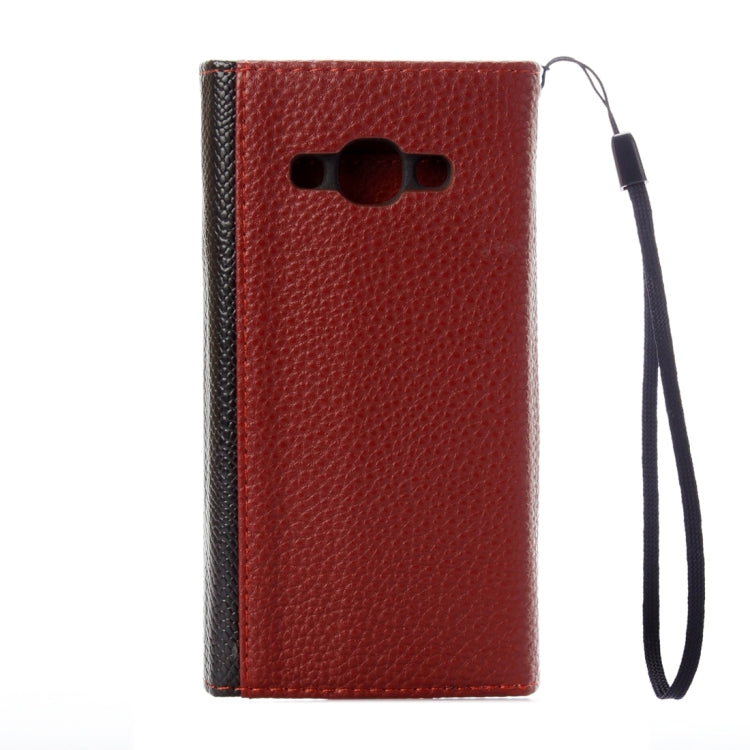 For Galaxy J3 Pro / J311 Envelope Style Litchi Texture Horizontal Flip Leather Case with Magnetic Buckle & Holder & Card Slots & Photo frame & Wallet