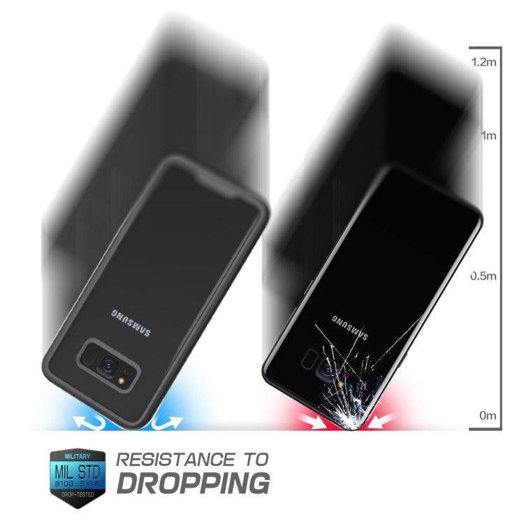 Two-color Anti-drop Acrylic PC Protective Case for Galaxy S8+