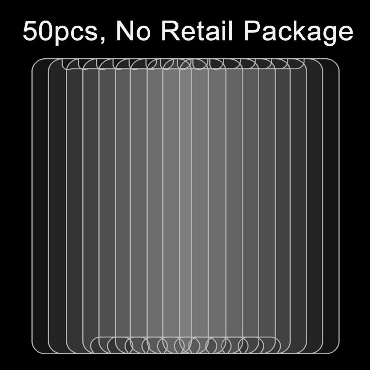 50 PCS For Galaxy J7 Prime 0.26mm 9H Surface Hardness 2.5D Explosion-proof Tempered Glass Screen Film, No Retail Package