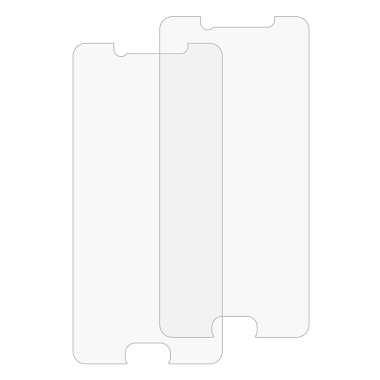 2 PCS For Galaxy C7 / C700 0.26mm 9H Surface Hardness 2.5D Explosion-proof Tempered Glass Screen Film