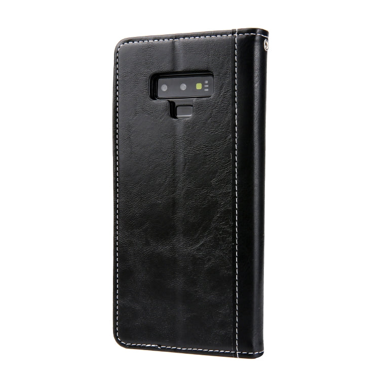 Retro Book Design Horizontal Flip PU Leather Case with Holder & Card Slots for Galaxy Note9