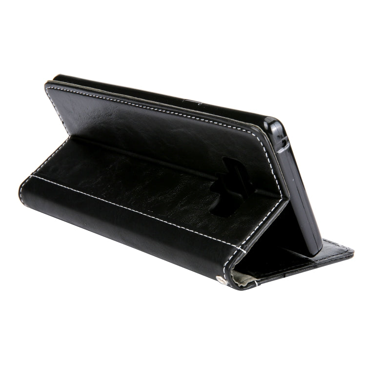 Retro Book Design Horizontal Flip PU Leather Case with Holder & Card Slots for Galaxy Note9
