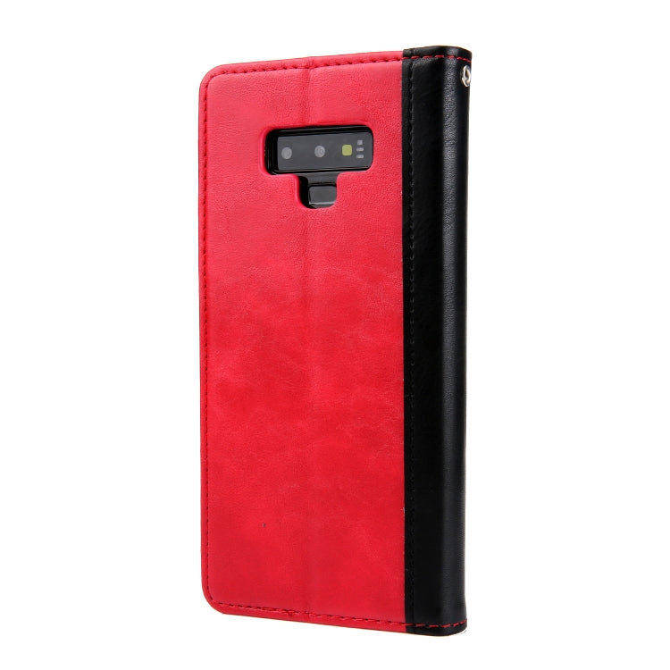 Retro Book Design Horizontal Flip PU Leather Case with Holder & Card Slots for Galaxy Note9