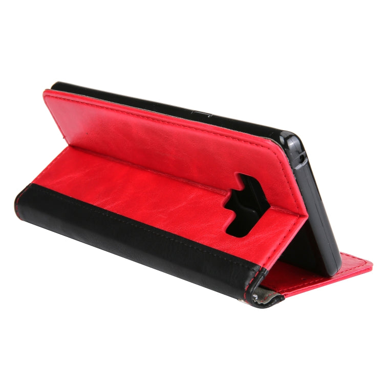 Retro Book Design Horizontal Flip PU Leather Case with Holder & Card Slots for Galaxy Note9