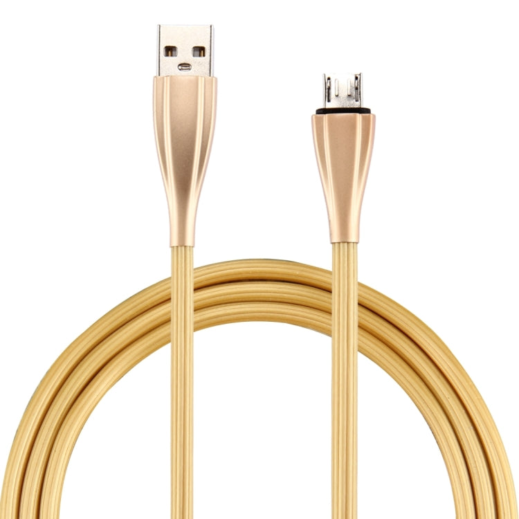 USB to Micro USB Data Sync Charging Cable, Cable Length: 1m, For Samsung / Huawei / Xiaomi / Meizu / LG / HTC and Other Smartphones(Gold)