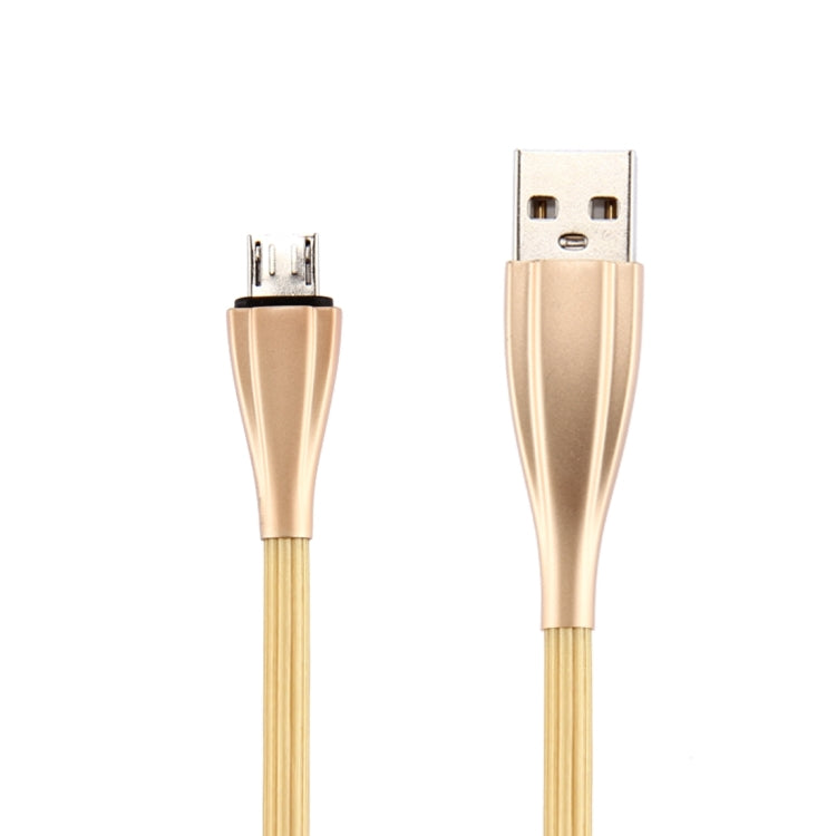 USB to Micro USB Data Sync Charging Cable, Cable Length: 1m, For Samsung / Huawei / Xiaomi / Meizu / LG / HTC and Other Smartphones(Gold)