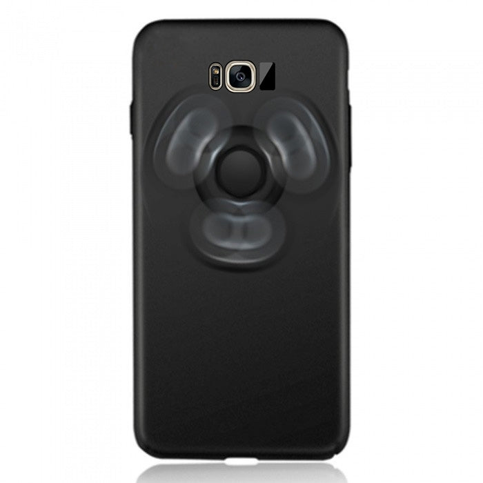 For Galaxy S8 + / G955 Triangle Gyro EDC Fidget Hand Spinner Protective Back Cove Case