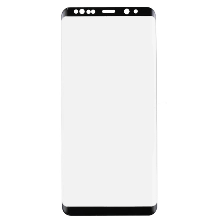 For Galaxy Note 8 0.3mm 9H Surface Hardness 3D Explosion-proof Full Screen Tempered Glass Film(Black)
