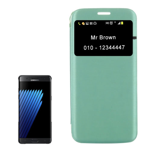 For Galaxy Note 7 / N930 Horizontal Flip Leather Case with Call Display ID