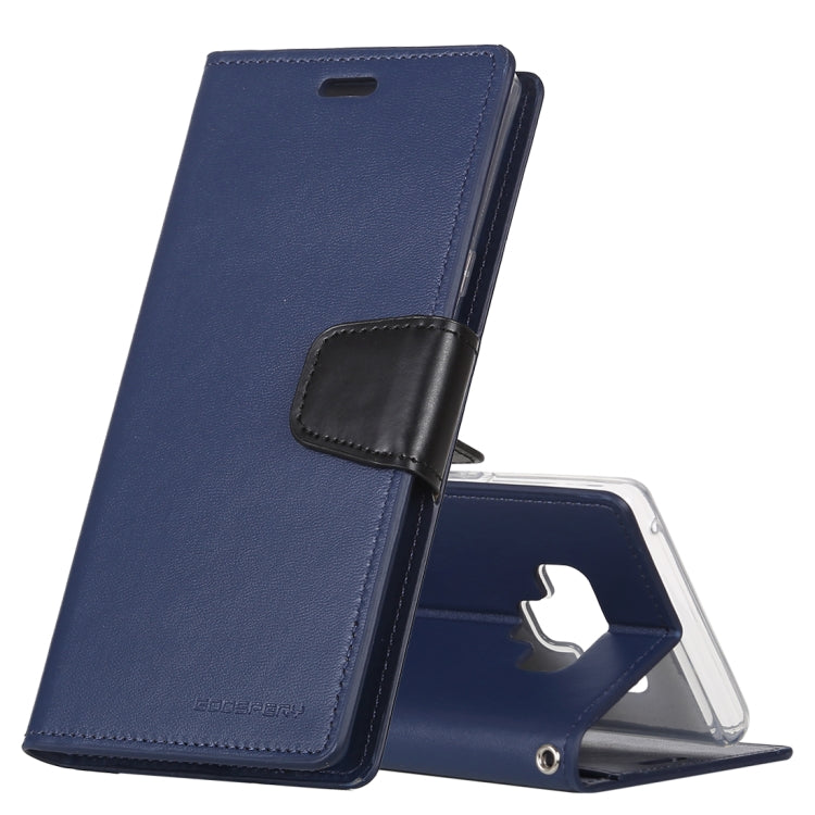 GOOSPERY SONATA DIARY Horizontal Flip Leather Case for Galaxy Note9, with Holder & Card Slots & Wallet