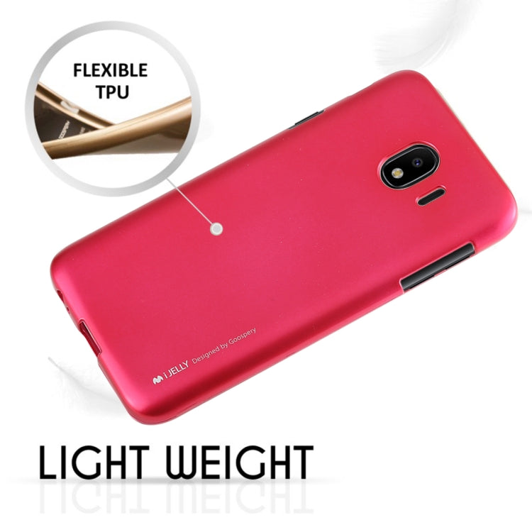 GOOSPERY I JELLY METAL TPU Case for Galaxy J4 (2018)