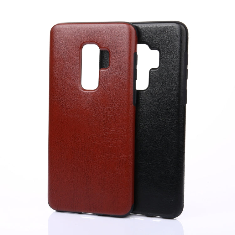 For Galaxy S9+ Crazy Horse Texture PU Leather Protection Back Cover Case