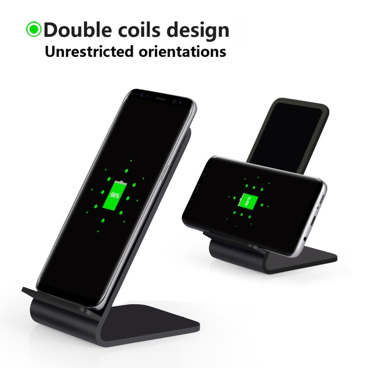 YoLike A8 10W QI Wireless Standard Stand Aluminum Alloy Charger