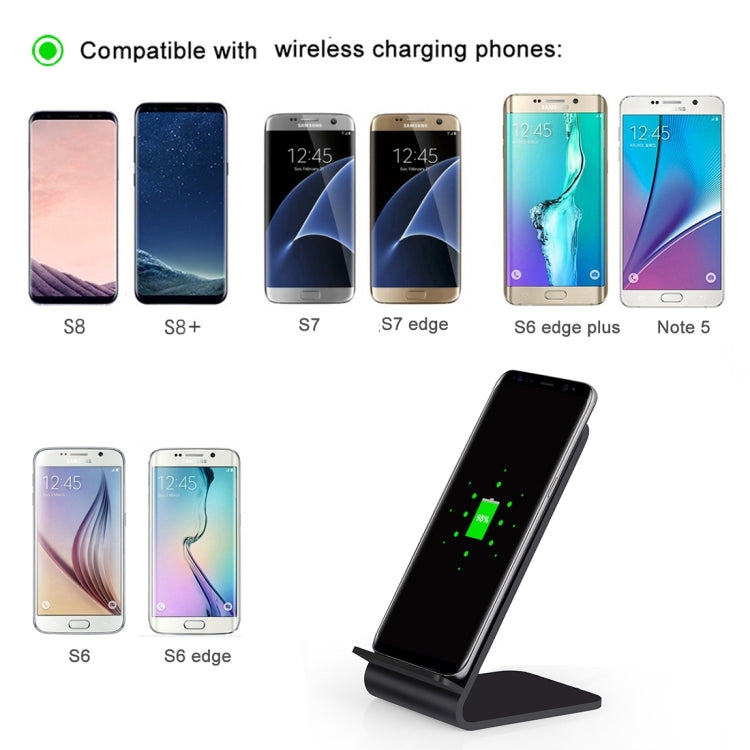 YoLike A8 10W QI Wireless Standard Stand Aluminum Alloy Charger