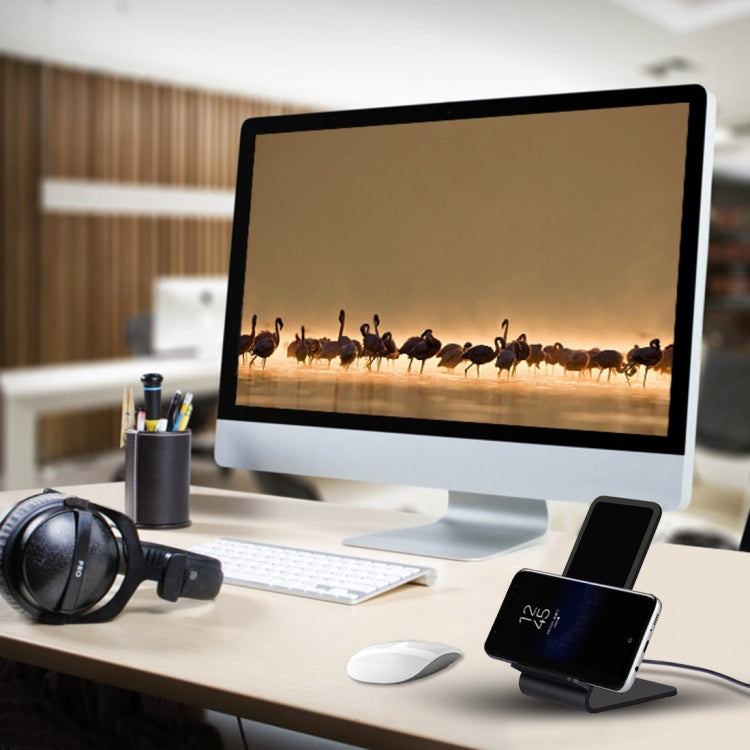 YoLike A8 10W QI Wireless Standard Stand Aluminum Alloy Charger