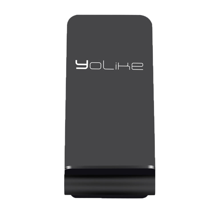 YoLike A8 10W QI Wireless Standard Stand Plastic Charger, For iPhone 8 / 8 Plus / X &  Galaxy S8 / S8 + / S7 Edge / S7 / S6 / S6 edge / S6 edge + / Note 5(Black)