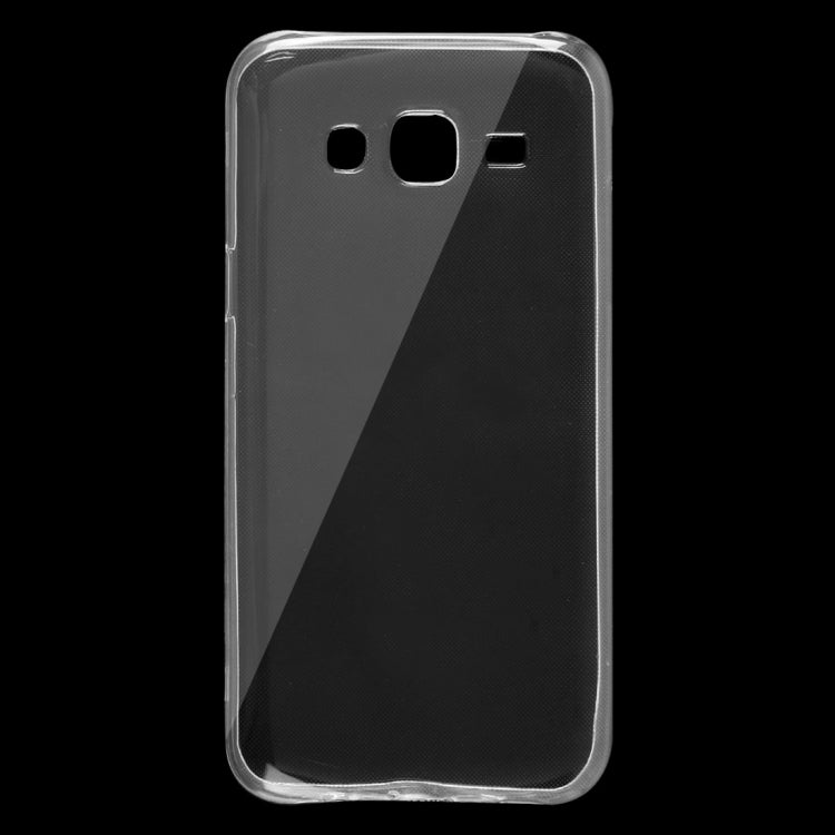 50 PCS 0.75mm Ultra-thin Transparent TPU Case for Galaxy J3 (2016) / J320