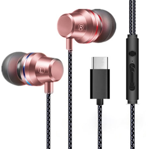 T1  USB-C / Type-C Interface In Ear Wired Stereo Earphone with Mic