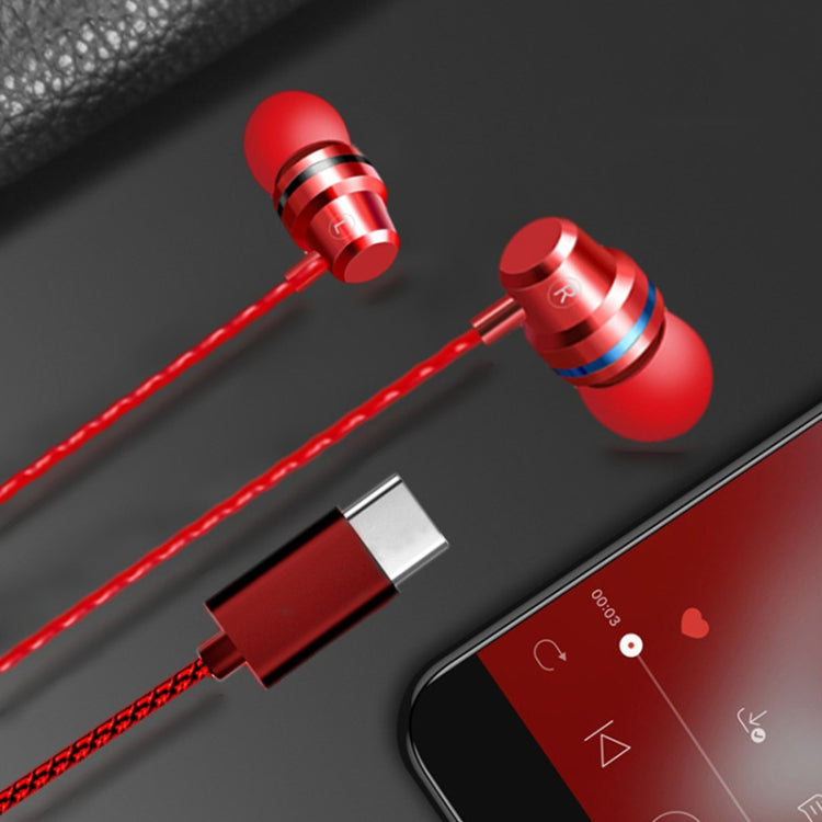 T1  USB-C / Type-C Interface In Ear Wired Stereo Earphone with Mic