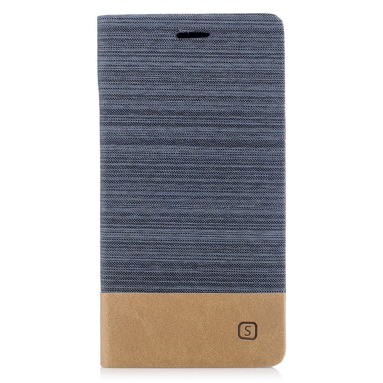 For Galaxy J5 (2017) / J530 ( EU Version) Canvas Texture PU + TPU Horizontal Flip Leather Case with Holder & Card Slots