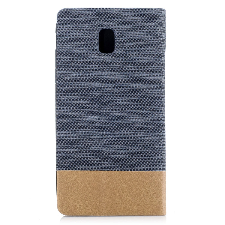 For Galaxy J5 (2017) / J530 ( EU Version) Canvas Texture PU + TPU Horizontal Flip Leather Case with Holder & Card Slots