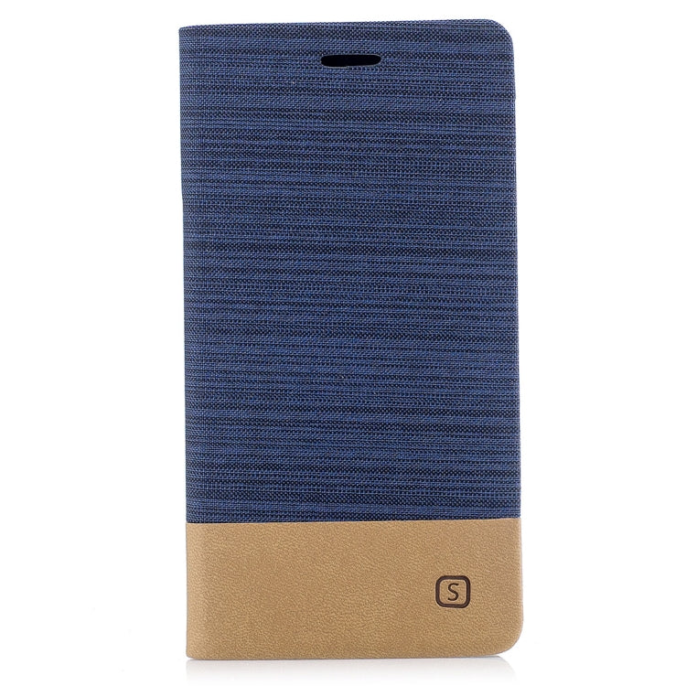 For Galaxy J5 (2017) / J530 ( EU Version) Canvas Texture PU + TPU Horizontal Flip Leather Case with Holder & Card Slots