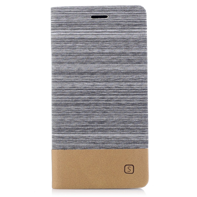 For Galaxy J5 (2017) / J530 ( EU Version) Canvas Texture PU + TPU Horizontal Flip Leather Case with Holder & Card Slots