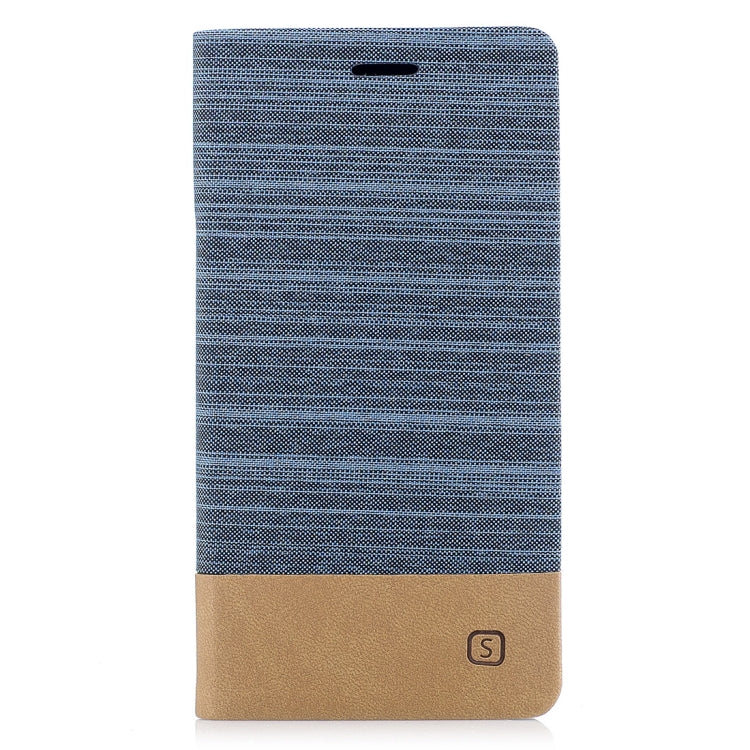 For Galaxy J5 (2017) / J530 ( EU Version) Canvas Texture PU + TPU Horizontal Flip Leather Case with Holder & Card Slots