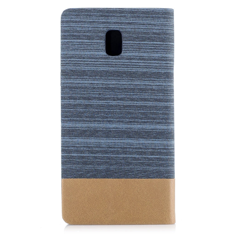 For Galaxy J5 (2017) / J530 ( EU Version) Canvas Texture PU + TPU Horizontal Flip Leather Case with Holder & Card Slots