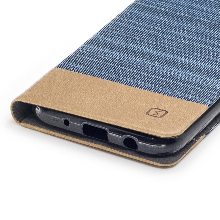 For Galaxy J5 (2017) / J530 ( EU Version) Canvas Texture PU + TPU Horizontal Flip Leather Case with Holder & Card Slots