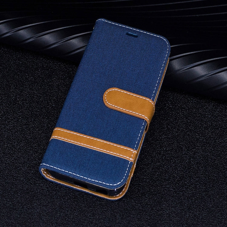 For Galaxy J3 (2017) / J330 ( EU Version) Denim Texture Leather Case with Holder & Card Slots & Wallet & Lanyard