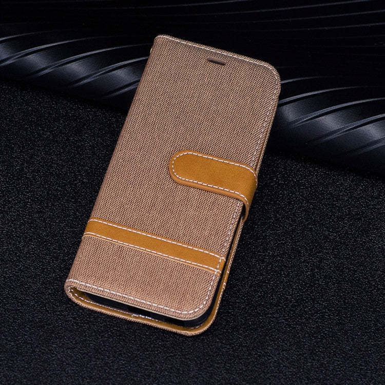 For Galaxy J3 (2017) / J330 ( EU Version) Denim Texture Leather Case with Holder & Card Slots & Wallet & Lanyard