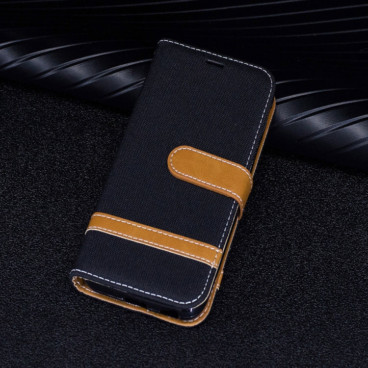 For Galaxy J5 (2017) / J530 ( EU Version) Denim Texture Leather Case with Holder & Card Slots & Wallet & Lanyard