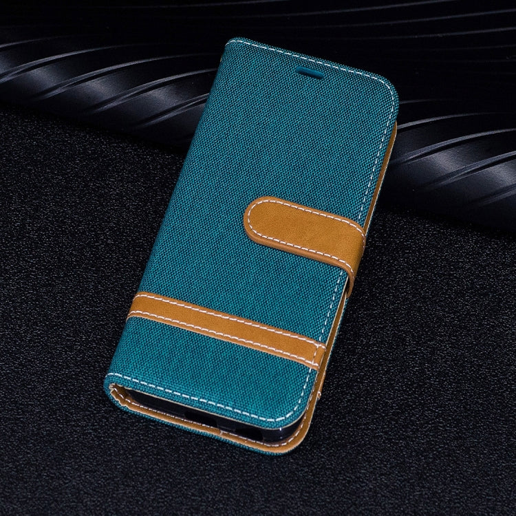 For Galaxy J5 (2017) / J530 ( EU Version) Denim Texture Leather Case with Holder & Card Slots & Wallet & Lanyard