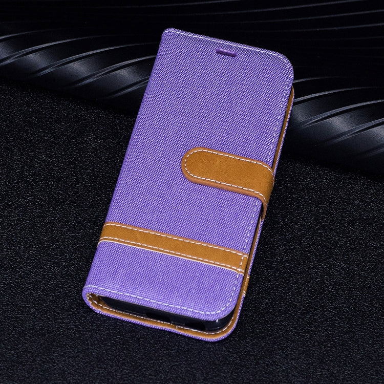 For Galaxy J5 (2017) / J530 ( EU Version) Denim Texture Leather Case with Holder & Card Slots & Wallet & Lanyard