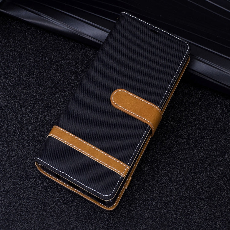 For Galaxy Note 8 Denim Texture Leather Case with Holder & Card Slots & Wallet & Lanyard