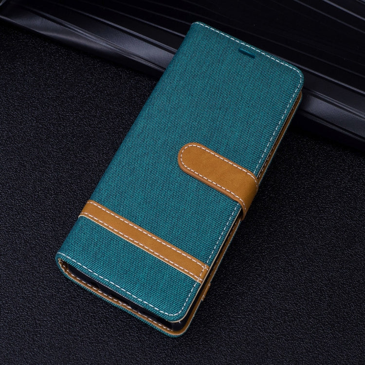 For Galaxy Note 8 Denim Texture Leather Case with Holder & Card Slots & Wallet & Lanyard