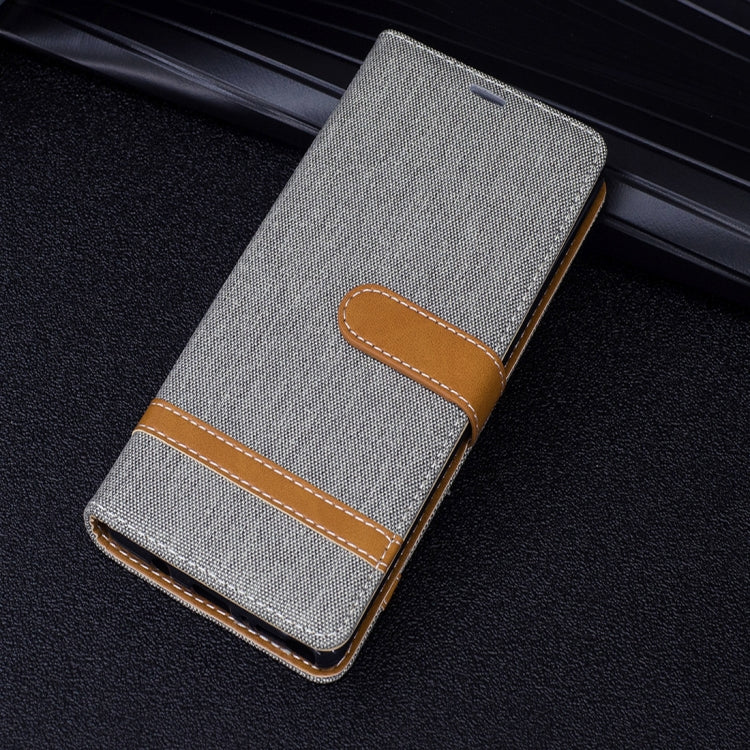 For Galaxy Note 8 Denim Texture Leather Case with Holder & Card Slots & Wallet & Lanyard