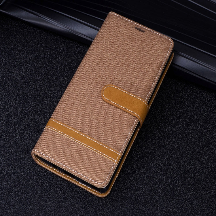 For Galaxy Note 8 Denim Texture Leather Case with Holder & Card Slots & Wallet & Lanyard
