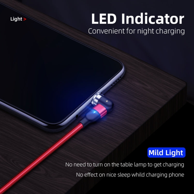 2m 2A Output USB to Micro USB Nylon Braided Rotate Magnetic Charging Cable
