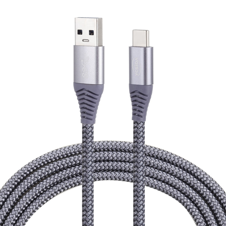 1.2m Nylon Braided Cord USB to Type-C Data Sync Charge Cable with 110 Copper Wires, Support Fast Charging