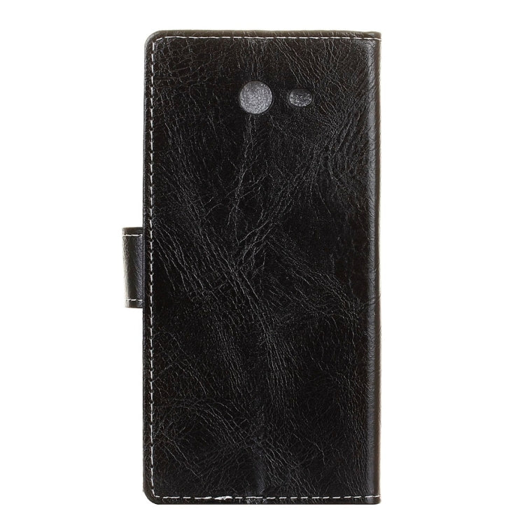 For Galaxy J3 Emerge Retro Crazy Horse Texture Horizontal Flip Leather Case with Holder & Card Slots & Wallet & Photo Frame